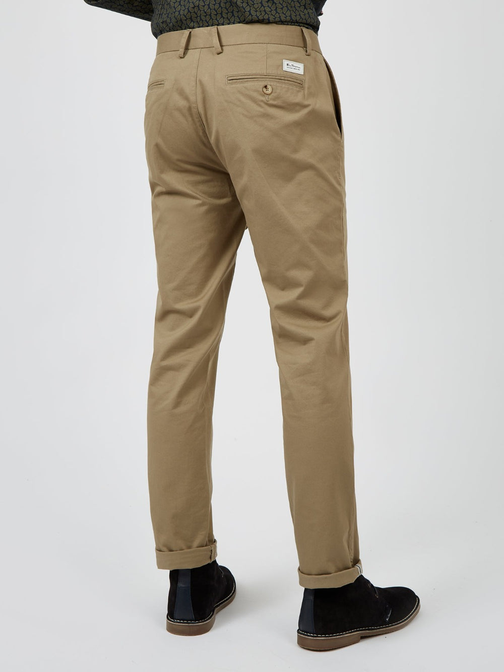 Pantalon Ben Sherman Signature Slim Stretch Chino Grise | BVP-31249633